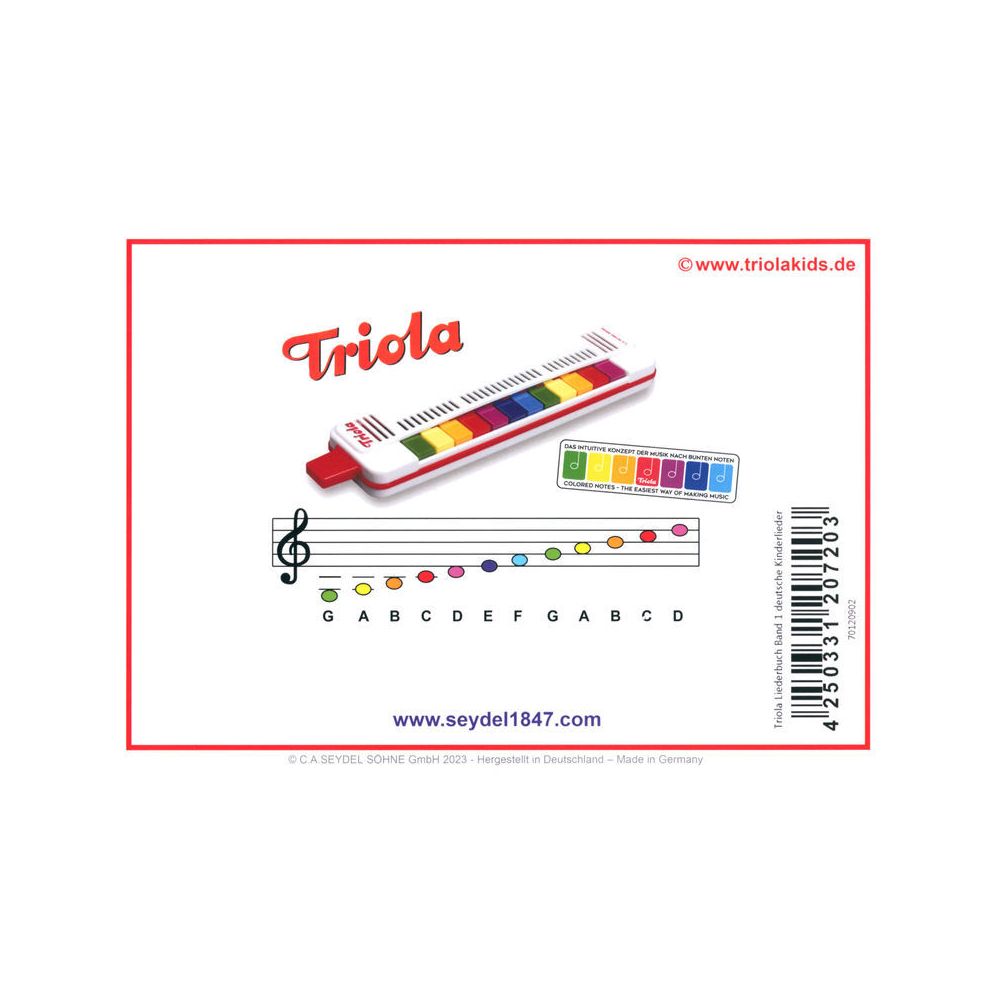 C.A. Seydel Söhne Triola Songs 1 – Thomann Ireland