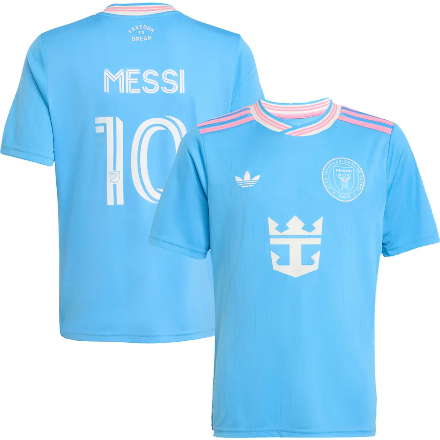 Lionel Messi Youth Inter Miami 25/26 Third Jersey (Blue/Pink)