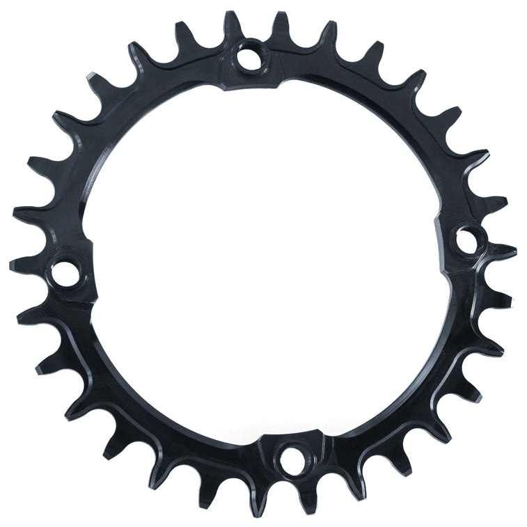 Garbaruk MTB Chainring - 104 mm / Round / Narrow-Wide - black