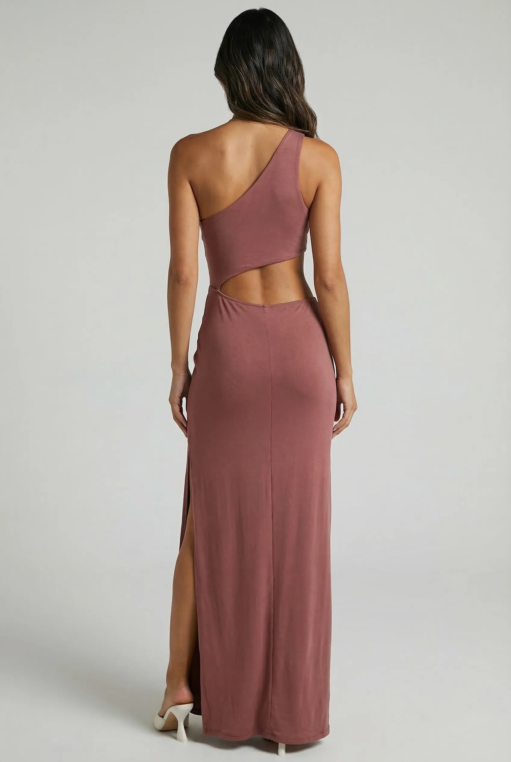Amalfi Afterglow One Shoulder Maxi Dress