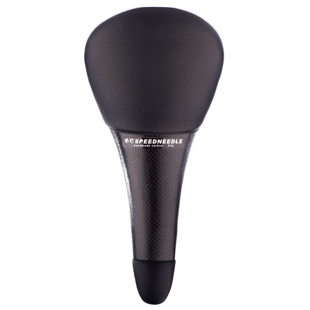 Tune Speedneedle Leather Carbon Saddle - black