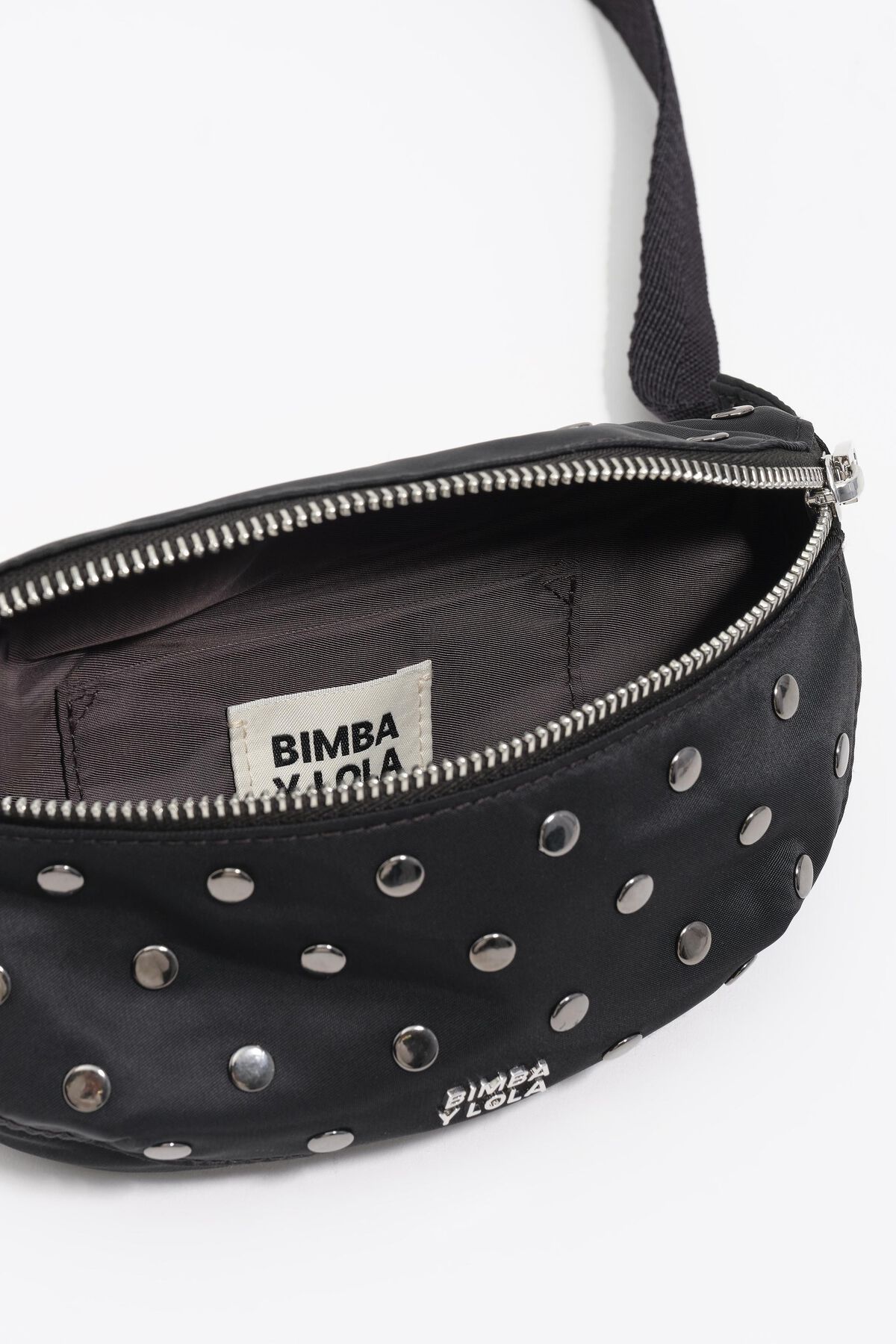 Black nylon bumbag