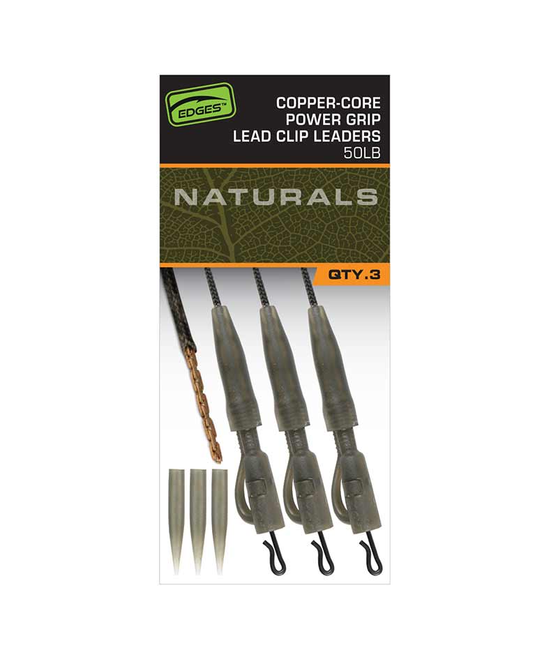 Fox EDGES™ Naturals Copper Core Lead Clip Leaders