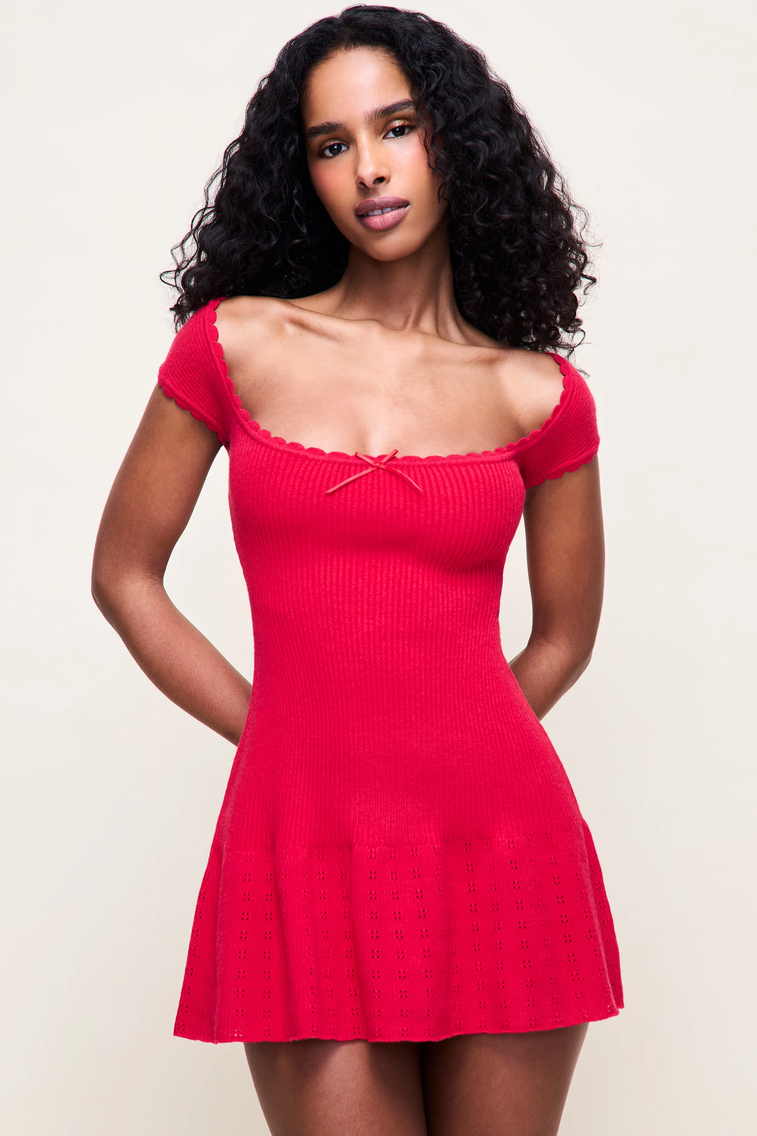 Eileen Pointelle Dress