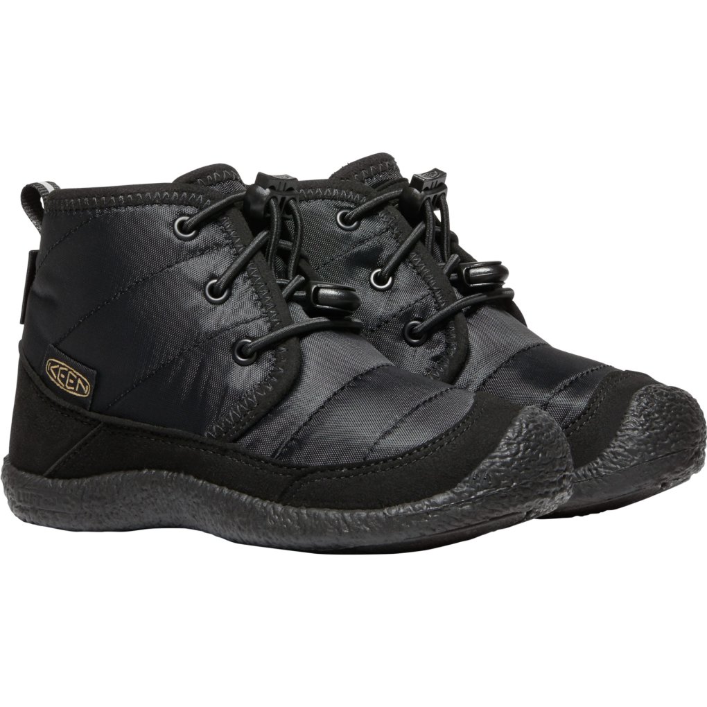 KEEN Howser II Chukka Waterproof Shoes Kids - Black/Black