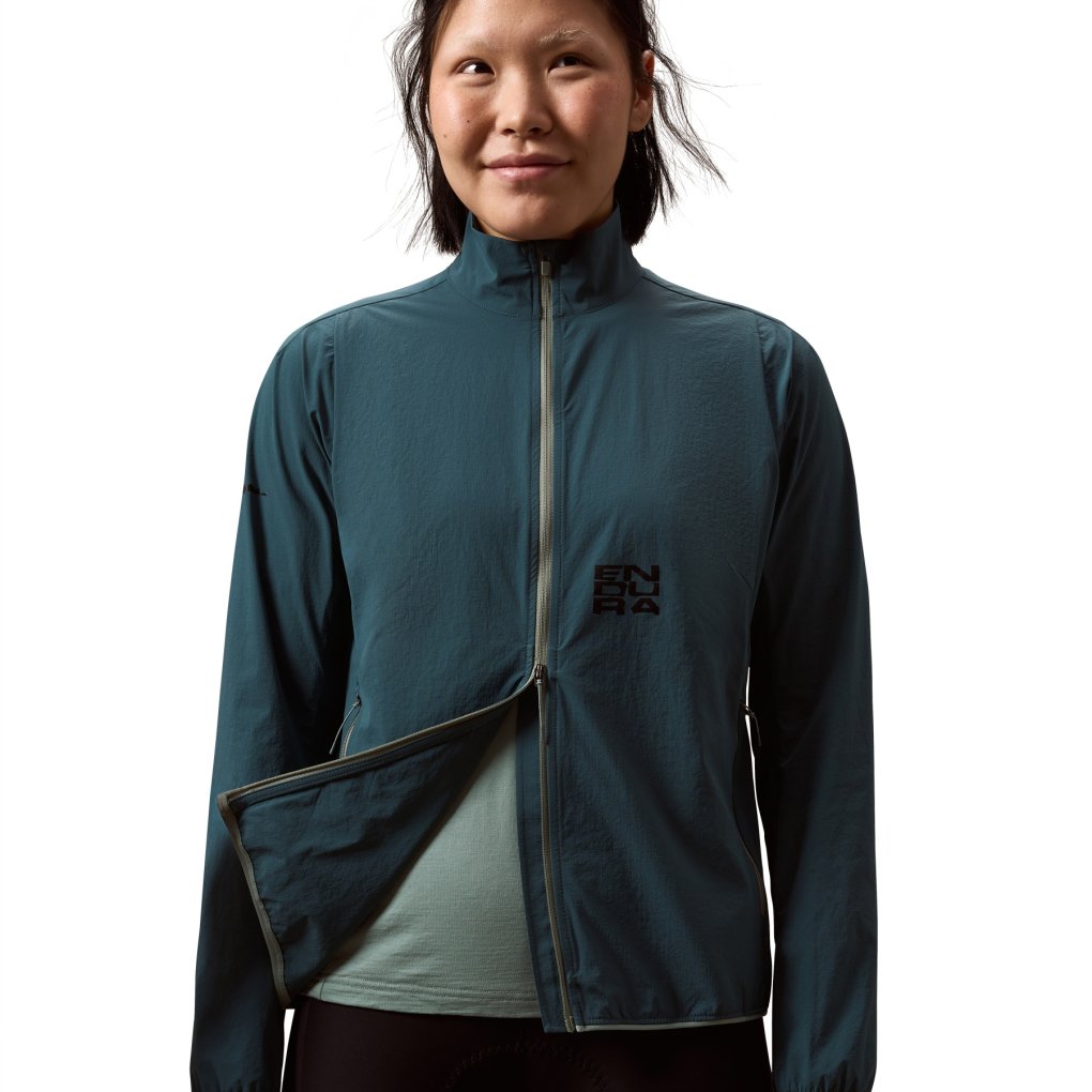 Endura Alltrack Ride Packable Jacket Women - teal