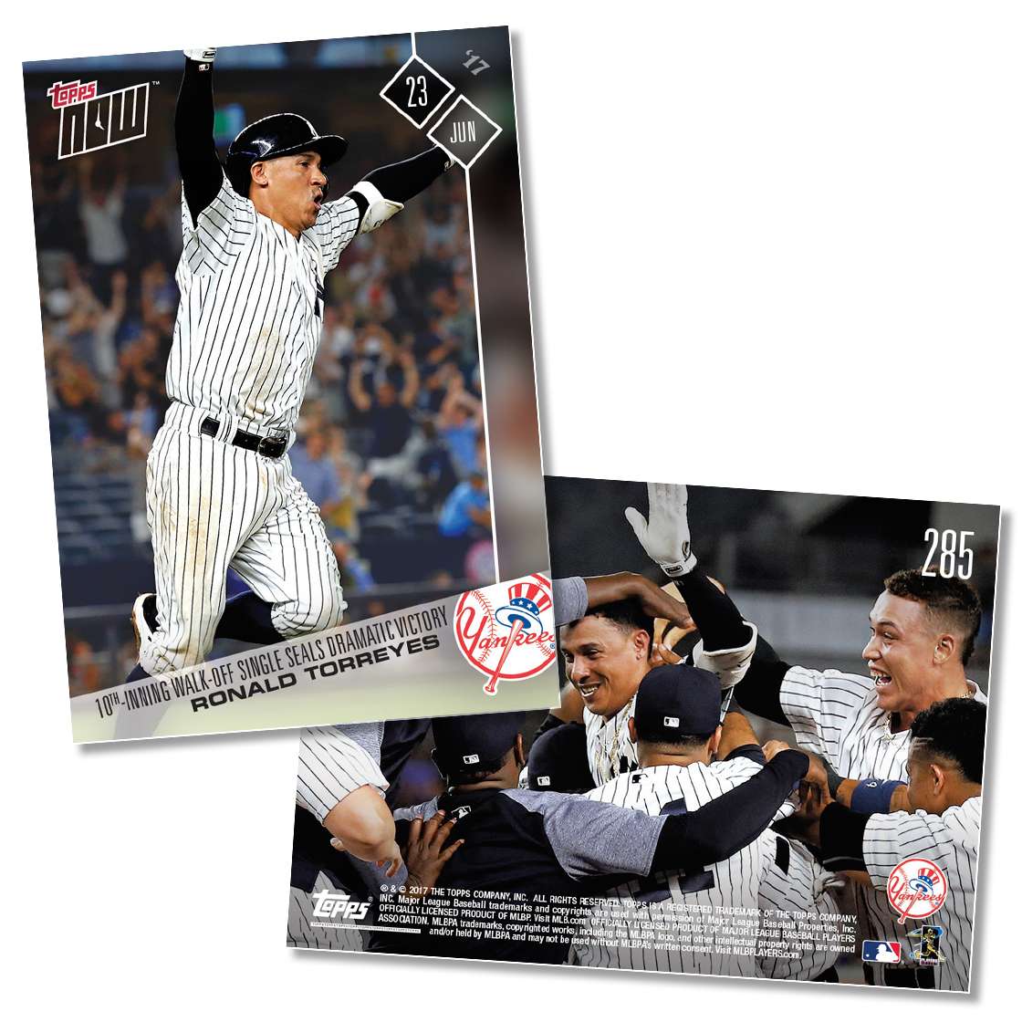Ronald Torreyes - 06/23/2017 TOPPS NOW® Card 285 - Print Run: 481