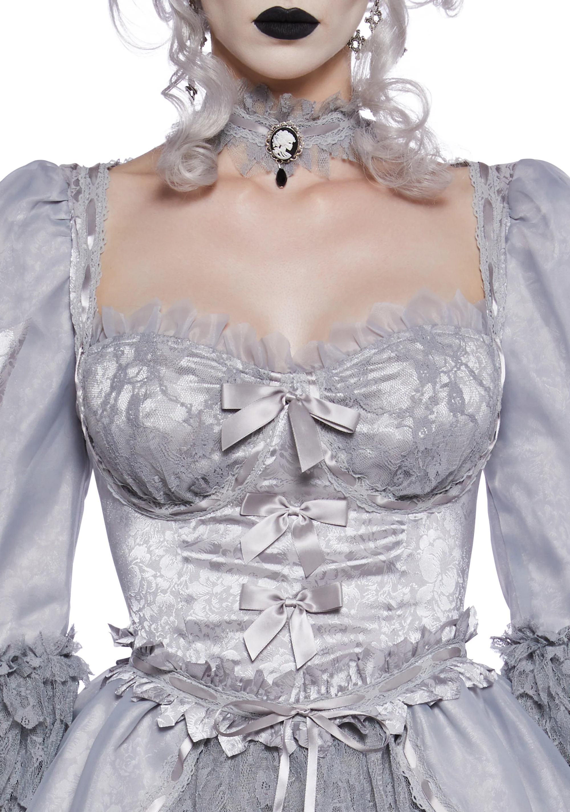 Cake Queen Costume and Wig Set - Ghost