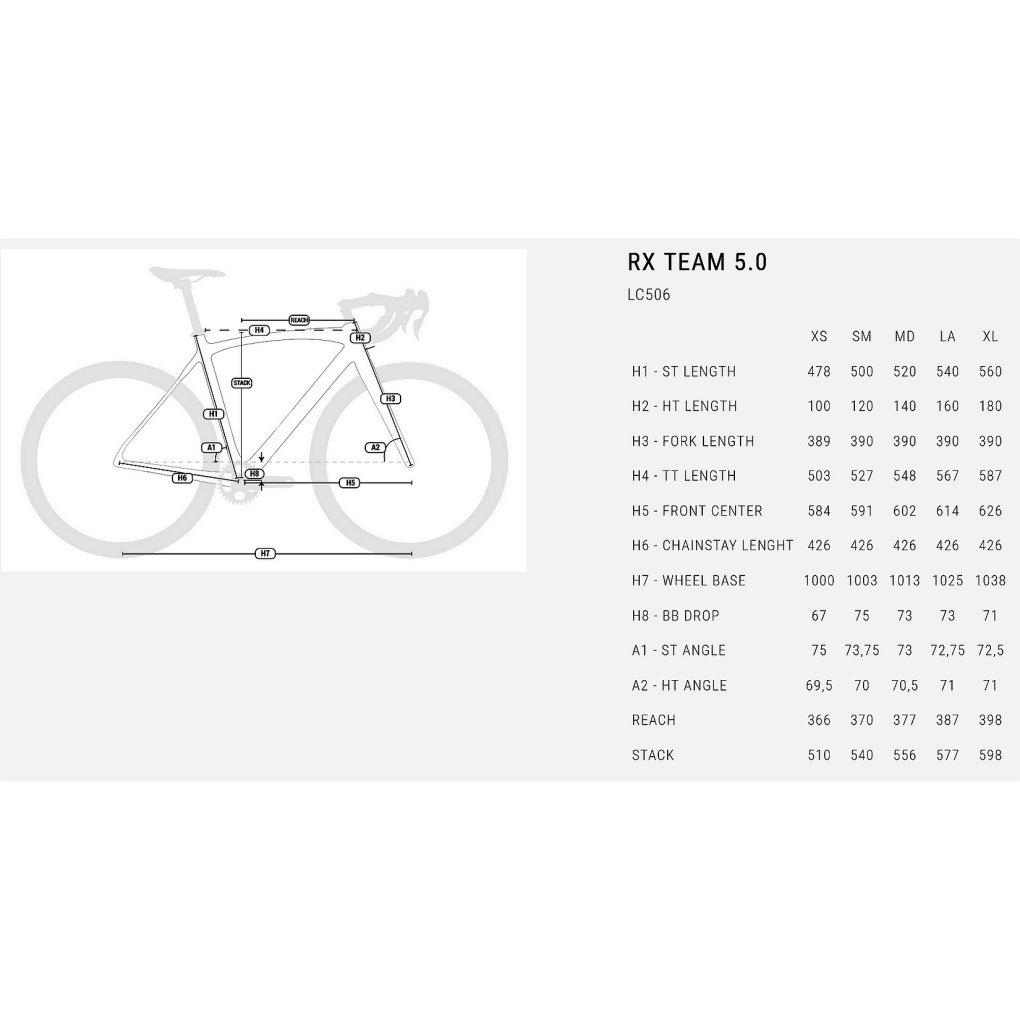 BH Bikes RX TEAM 5.0 - Carbon Cyclocross Bike - 2025 - silver / black / black