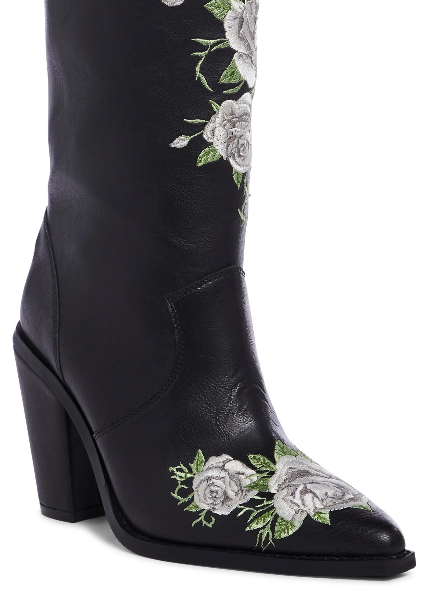 Mourning Rose Cowboy Boots