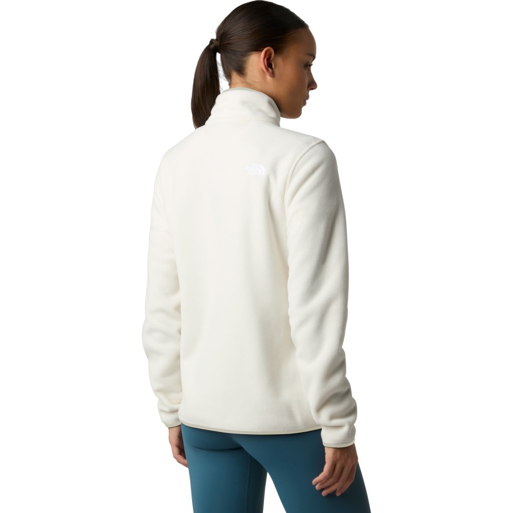 The North Face Glacier Fleece 1/4 Zip Pullover Women - White Dune