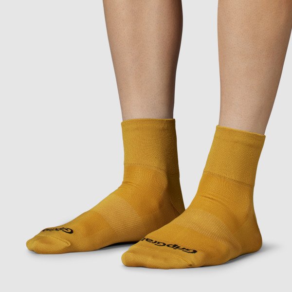GripGrab Lightweight SL Short Socks - Mustard Yellow