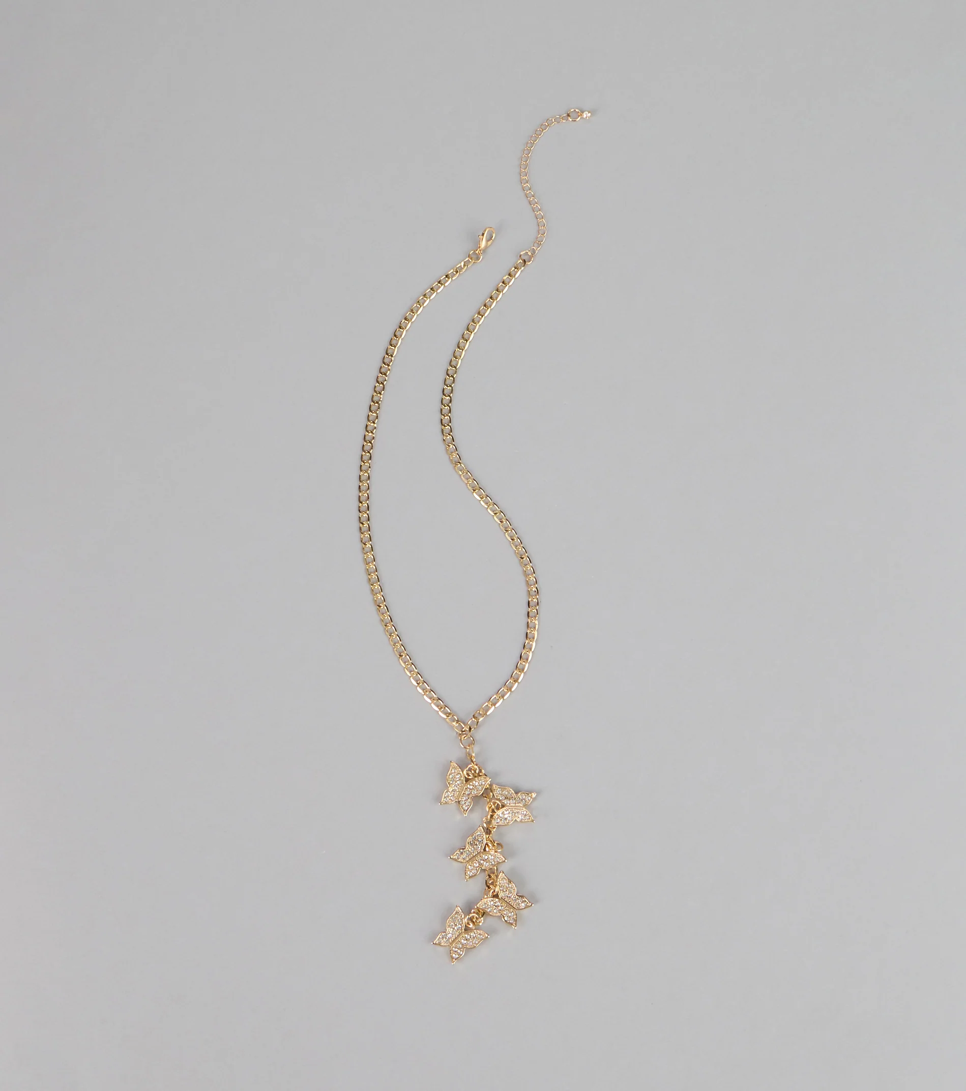 Glimmer Butterfly Chain Necklace
