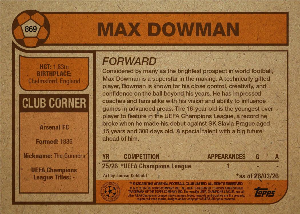 Max Dowman - UCC Living Set® - Card 869