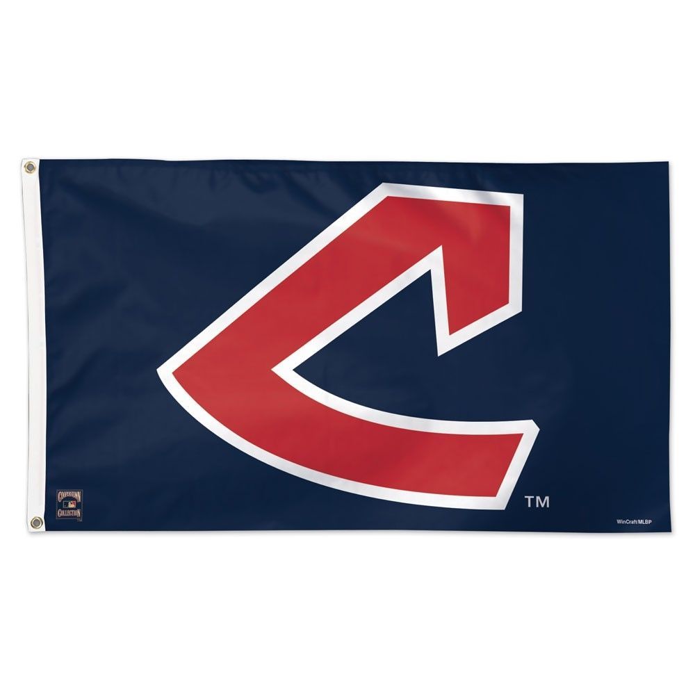 Cleveland Indians Cooperstown Deluxe MLB Flag