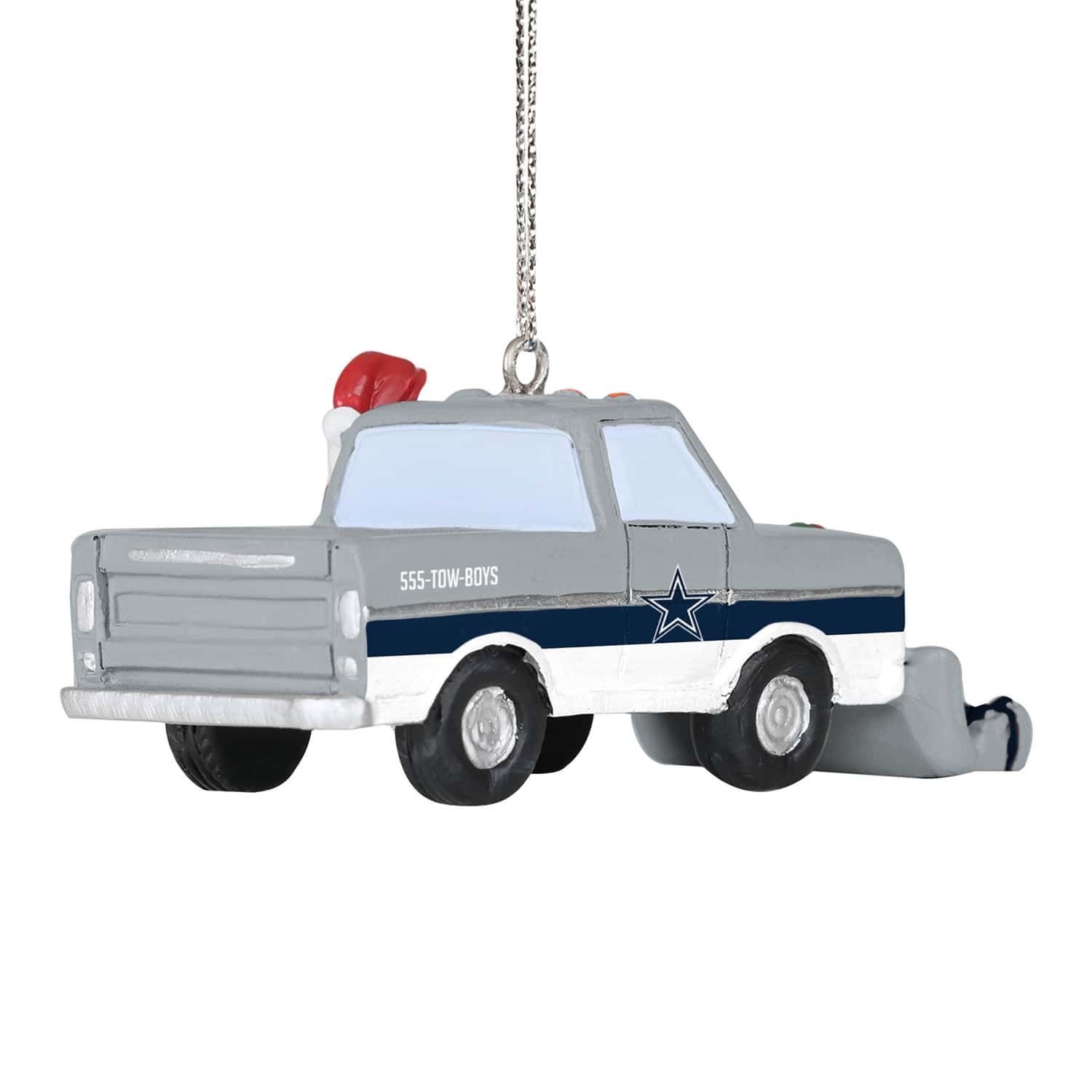 Dallas Cowboys NFL Snow Plow Truck Christmas Ornament