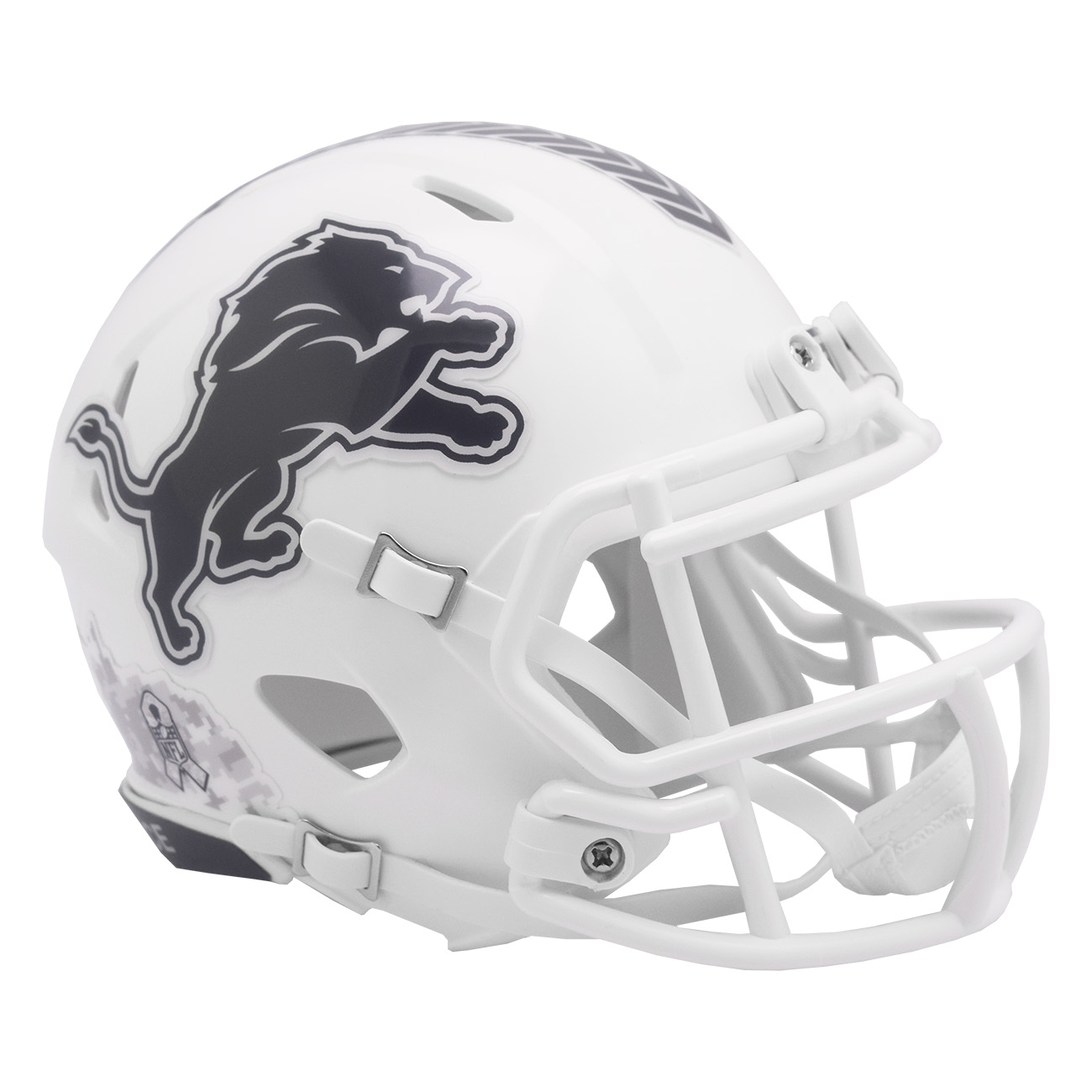 Detroit Lions 2024 Salute to Service NFL Speed Mini Helmet