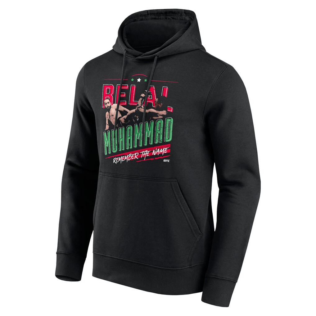 UFC Belal Muhammad Remember The Name Hoodie - Black - Mens