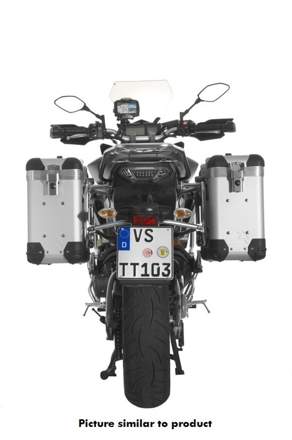 Touratech ZEGA Pro 31/31 suitcase - Black support included - Gray anodizedRef: Trt01204A / 01-630-5751-0