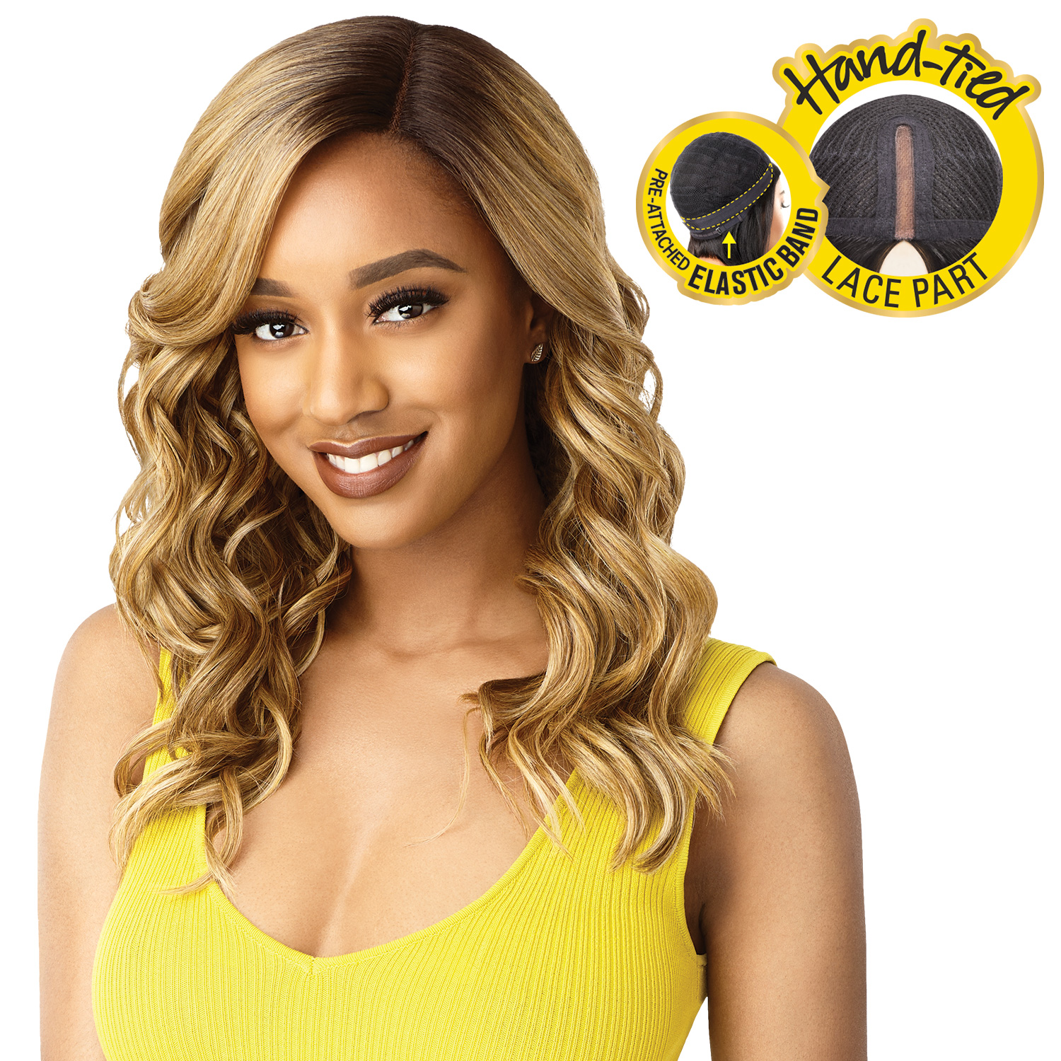 Outre The Daily Wig Hand-Tied Lace Part Wig Kimbra