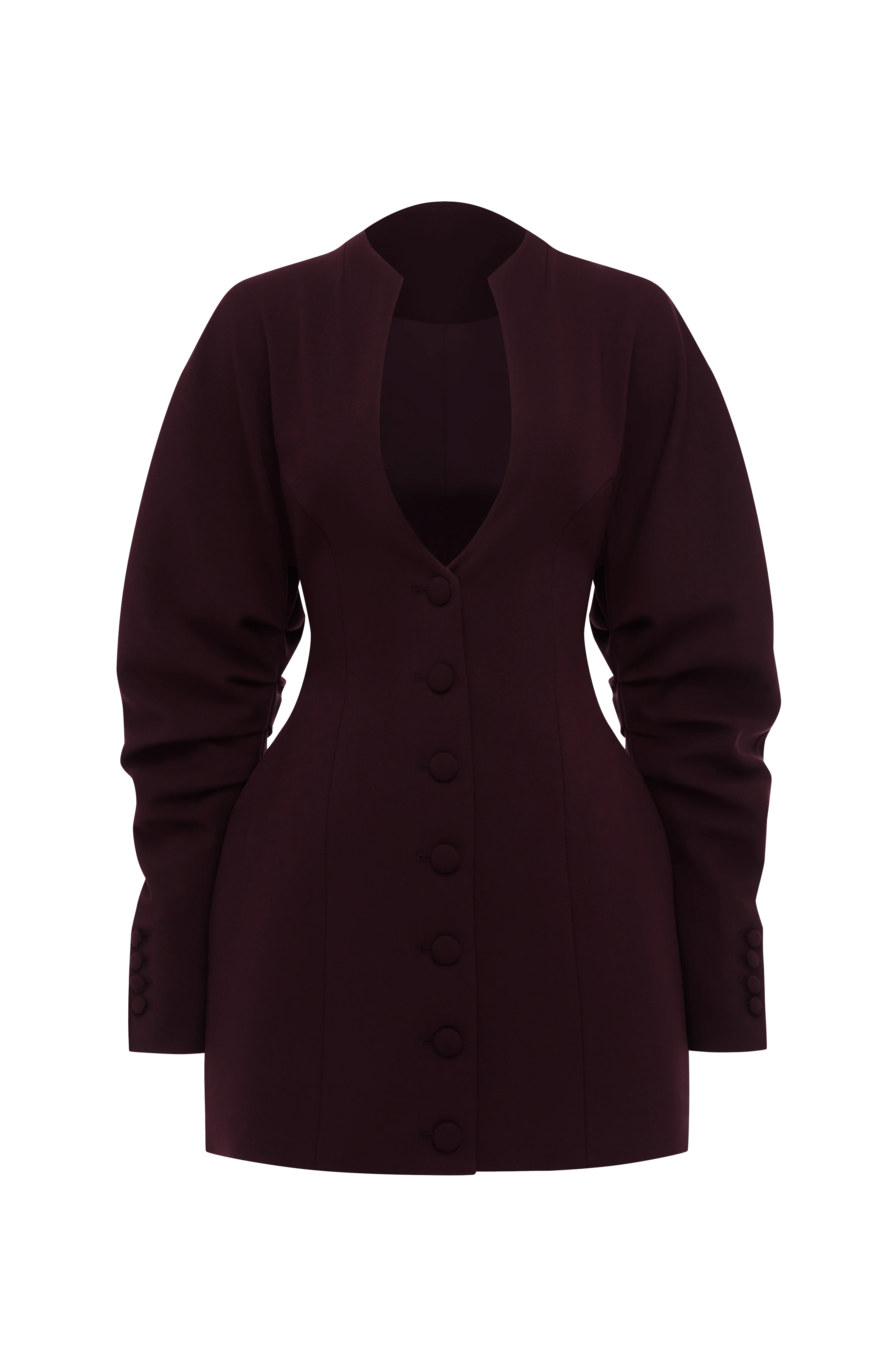 Cody Mini Dress - Plum