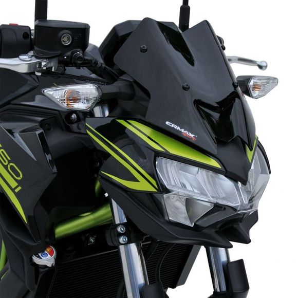 Ermax Hypersport 25 cm wind deflector - BlackKAWASAKI 650 Z 650 ABS - 2020 - 2025Ref: EM1880