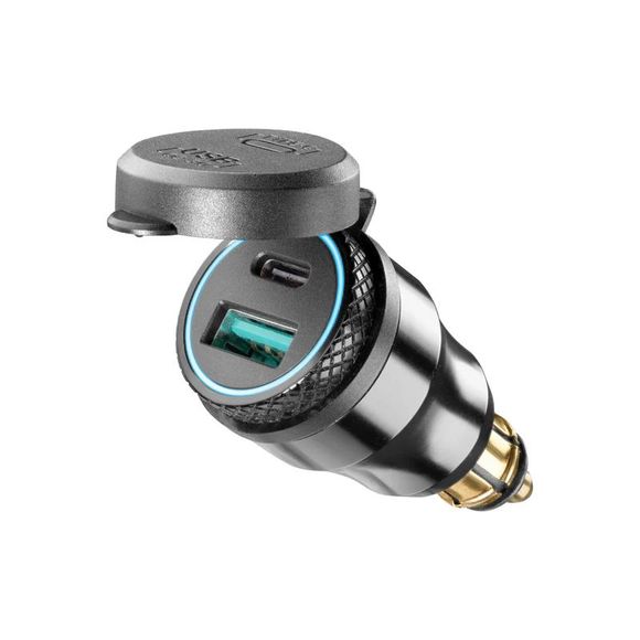 Adaptateur allume cigare Interphone DIN 2USBRef : ITP0068 / ACCDIN2USBTYPEC