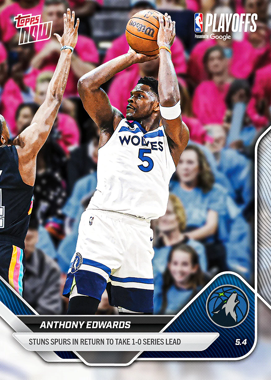 Anthony Edwards - 2025-26 NBA Topps NOW® - Card 294
