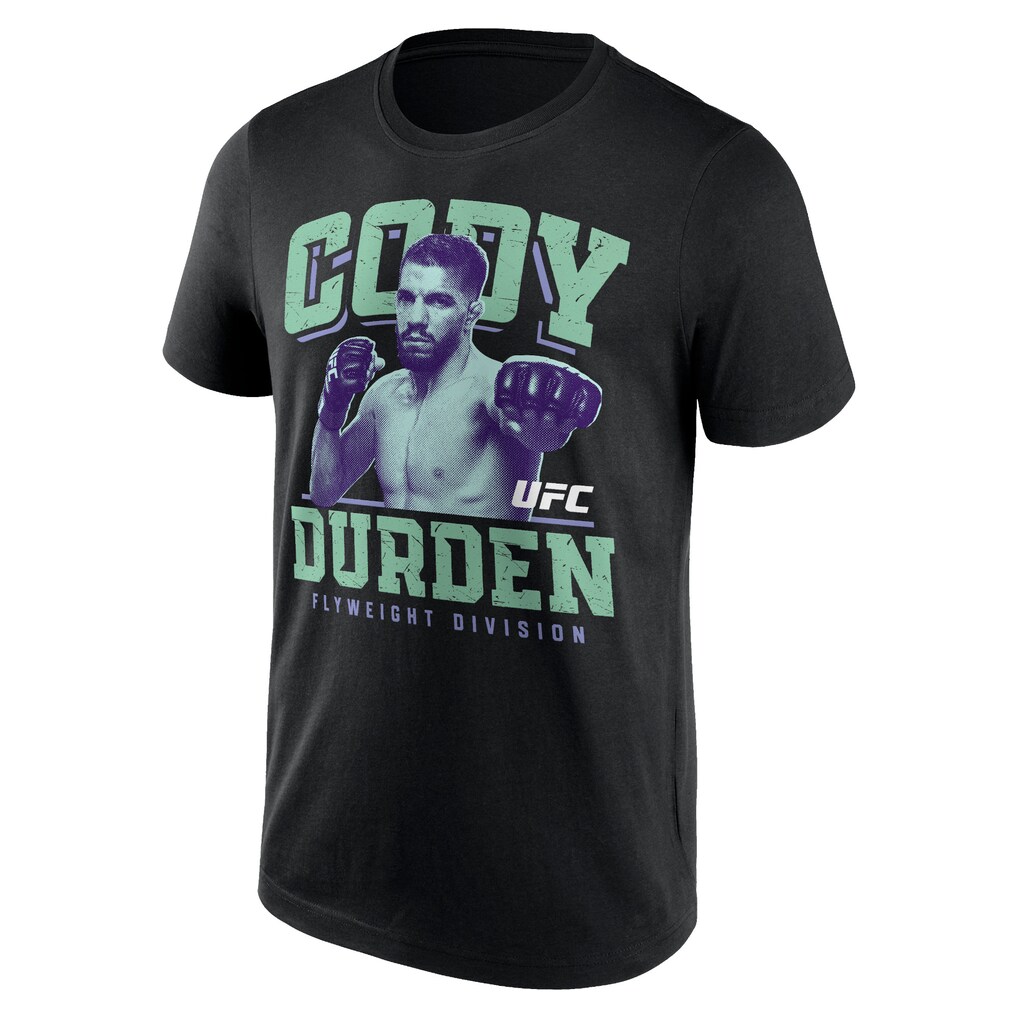 UFC Cody Durden Retro Bitmap T-Shirt - Black - Mens