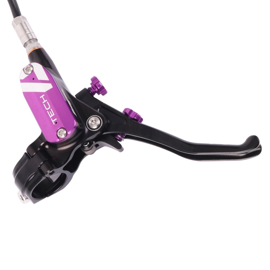 Hope Tech 4 Trial Zone No.9 Disc Brake - black/orange - Lever left