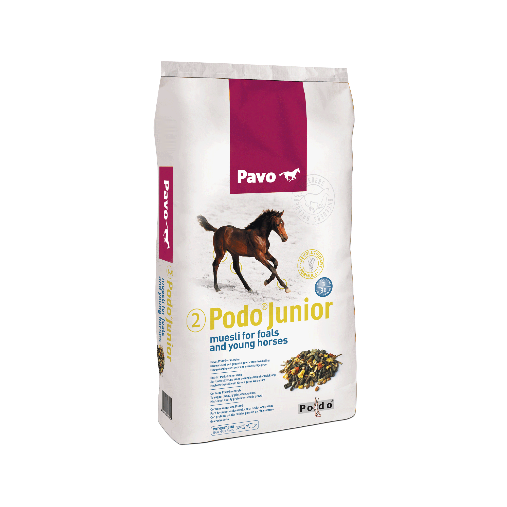 Pavo Podo Junior Muesli - 15 kg