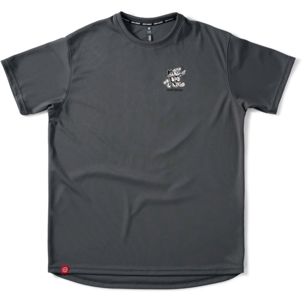 Loose Riders Grip It! Short Sleeve Jersey Men - Beer Now Bikes Later Grey