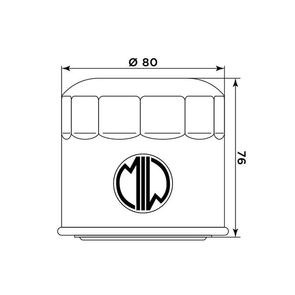 Meiwa 268134 oil filter original typeRef: 268134