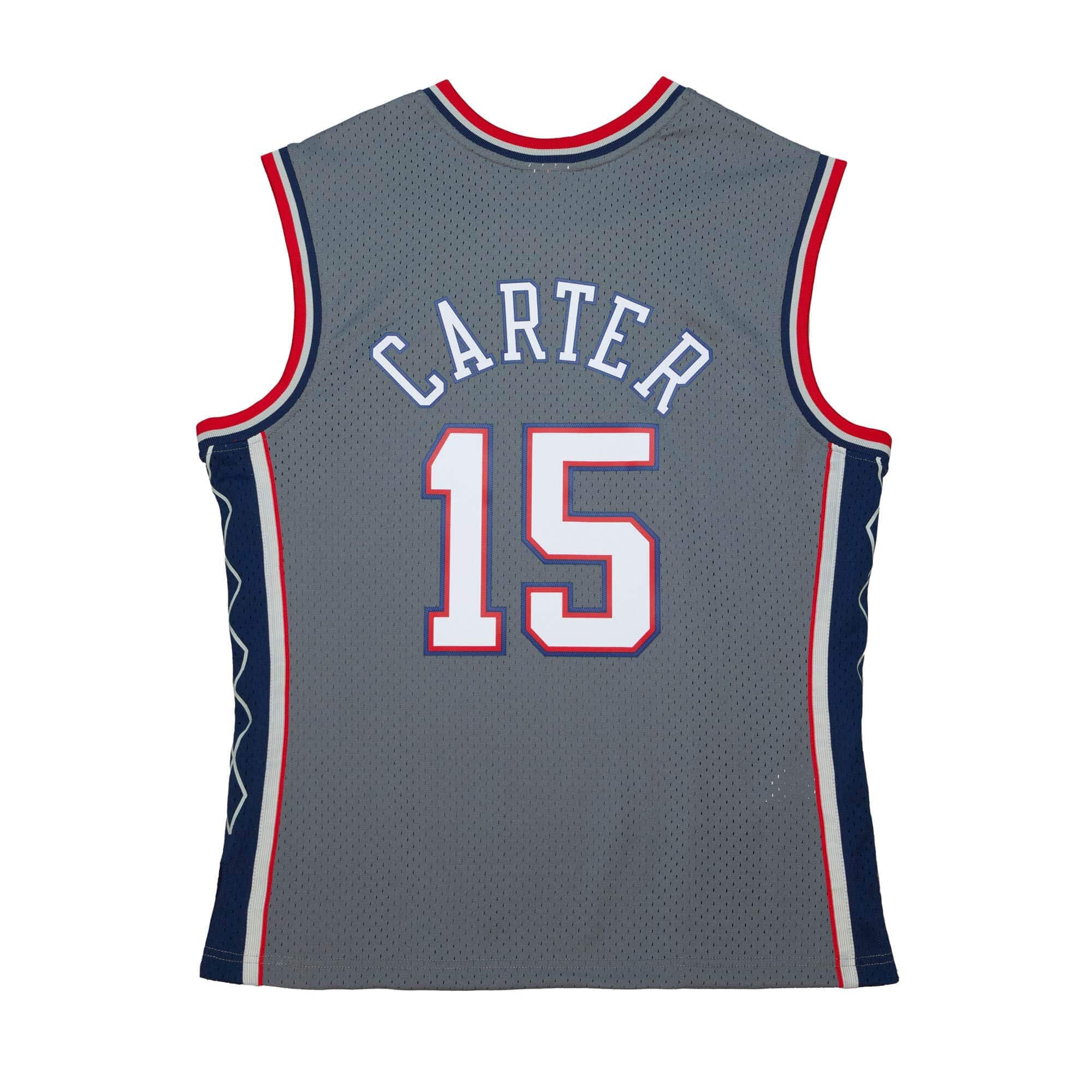 Vince Carter #15 New Jersey Nets 2004-05 Mitchell & Ness Alternate Swingman NBA Jersey Grey