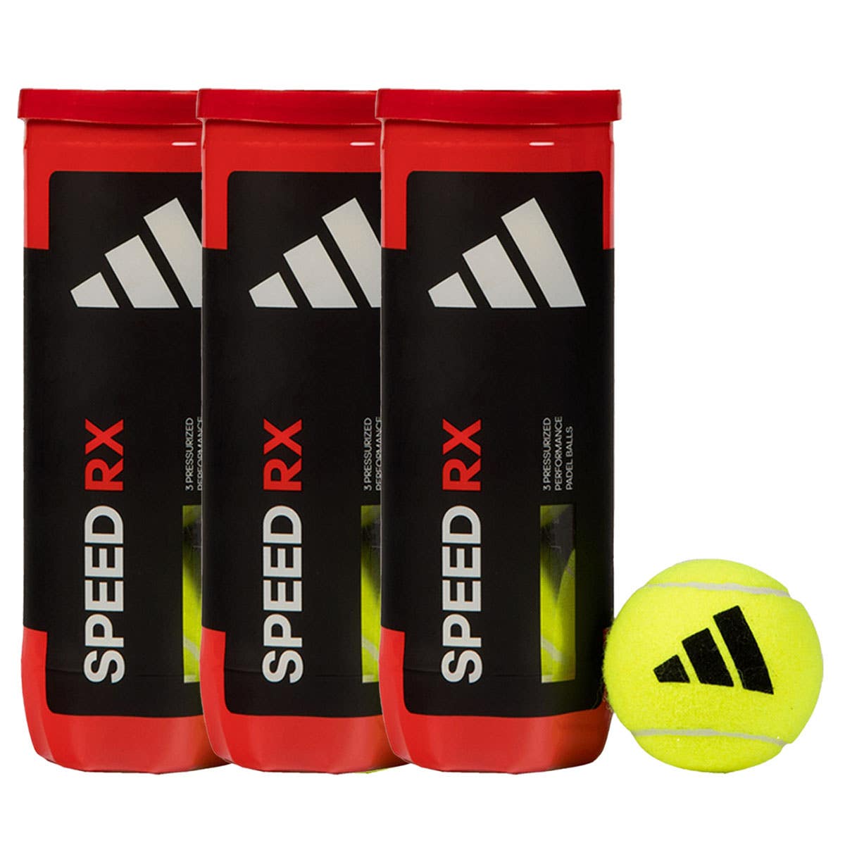 TRIPACK OF 3 ADIDAS SPEED RX 3-BALL CANISTERS