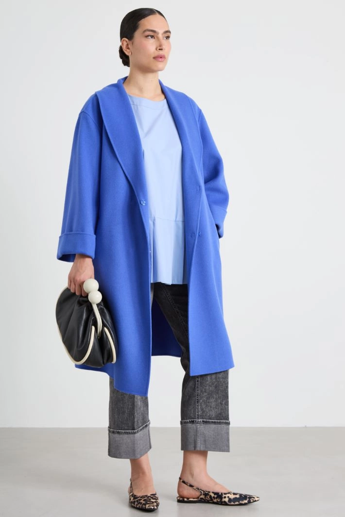 Wool and cashmere coat - BLUETTE