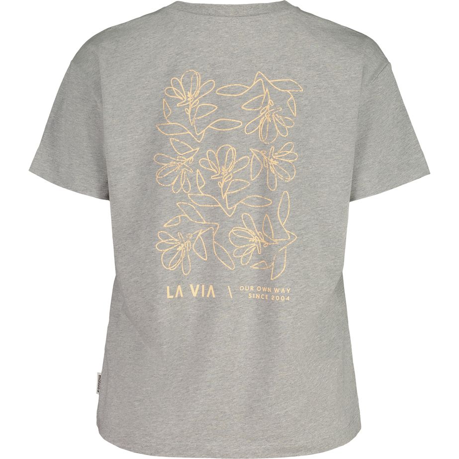 Maloja CassetteM. Organic Cotton Tee Women - grey melange 114