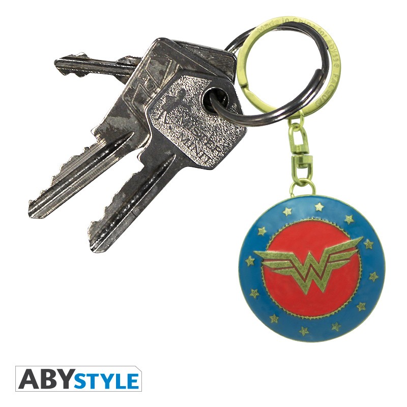 DC COMICS Keychain 3D Shield Wonder Woman