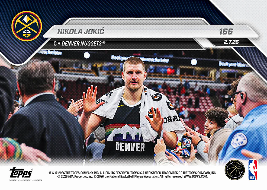 Nikola Jokić - 2025-26 NBA Topps NOW® - Card 166