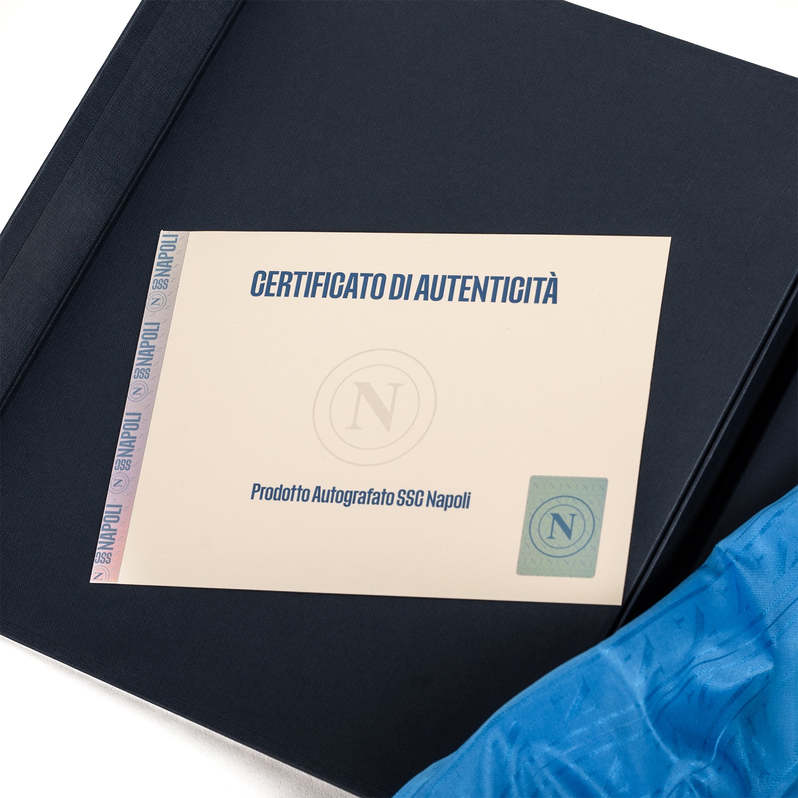 SSC Napoli Match Jersey Home 2025/2026 Signed by Anguissa in Premium Box