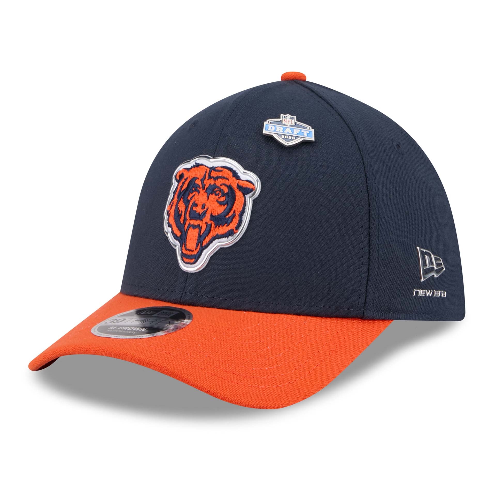 Chicago Bears 2026 NFL Draft 39THIRTY M-Crown Flex Cap