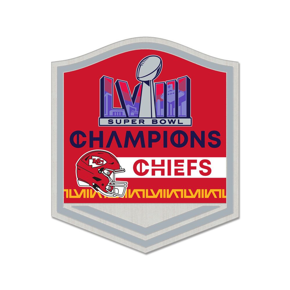 Kansas City Chiefs Super Bowl LVIII Champions NFL Pin