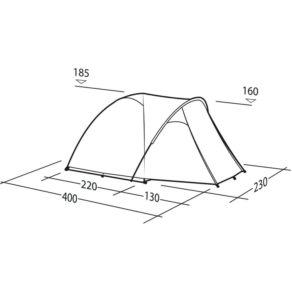 Robens Lago Flex 4 Tent - Green