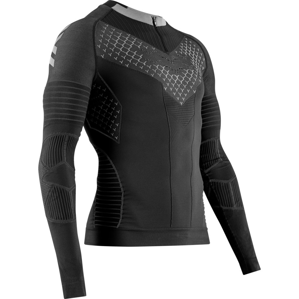X-Bionic Twyce Race Long Sleeve Shirt Men - black/charcoal