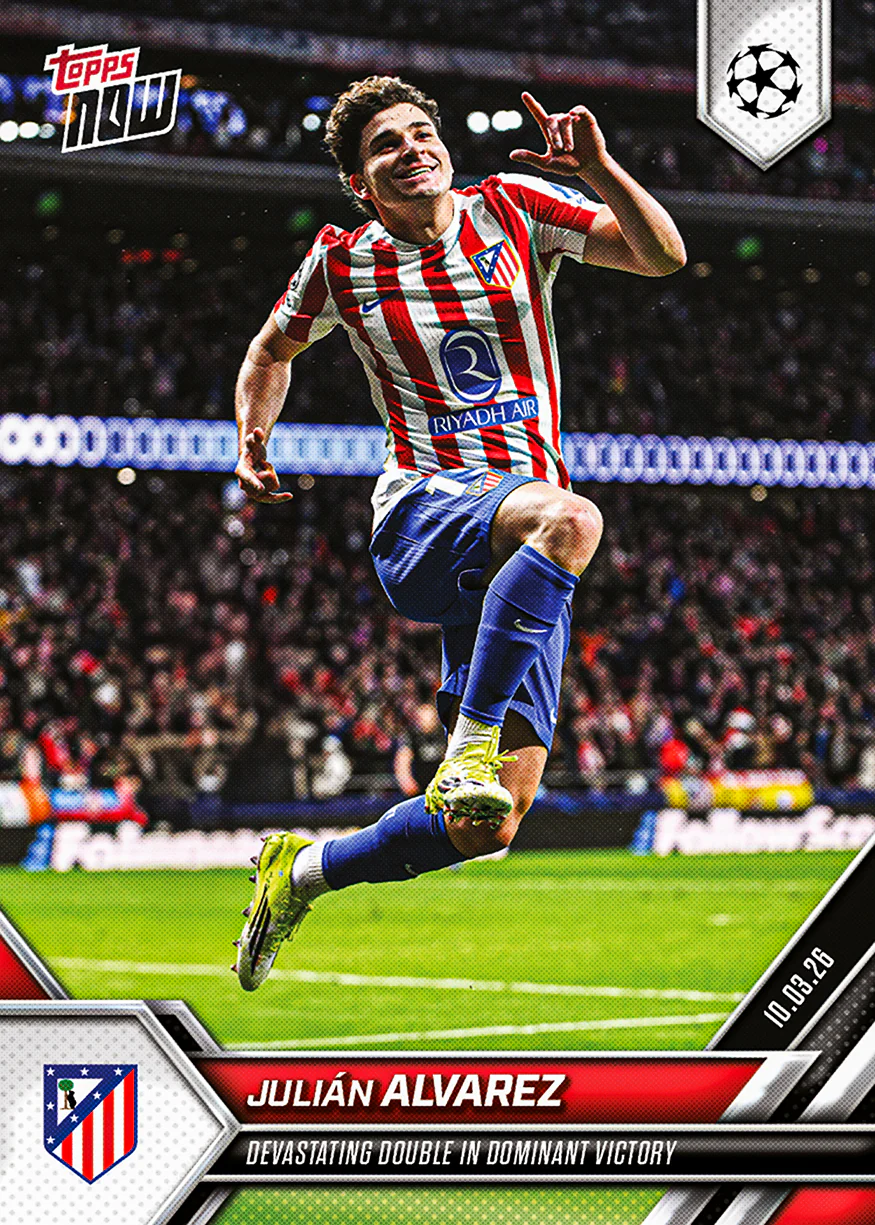 Julián Alvarez - 2025-26 UCL Topps NOW® - Card 103