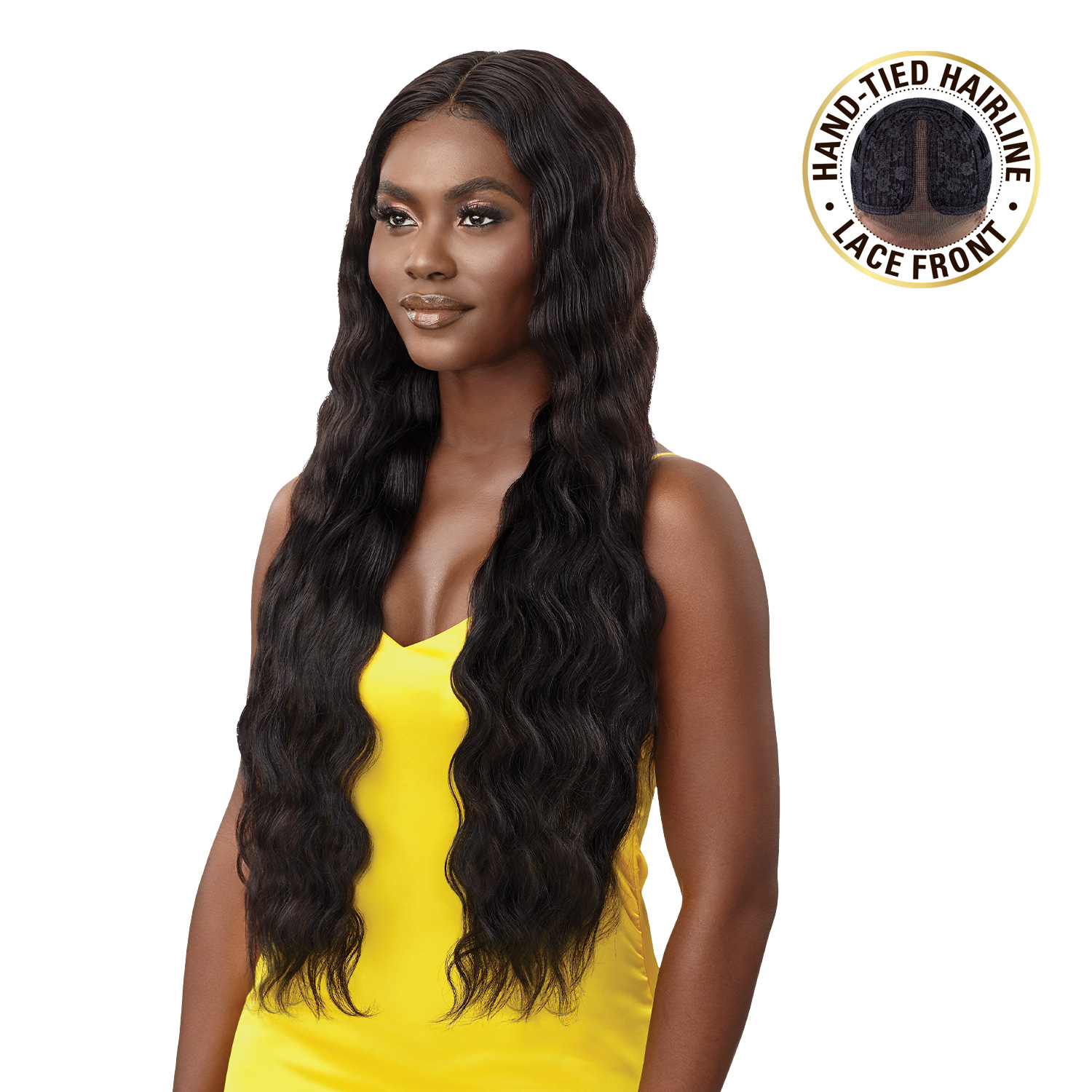 My Tresses Gold Label Unprocessed Human Hair Lace Front Wig HH-Body Wave 34