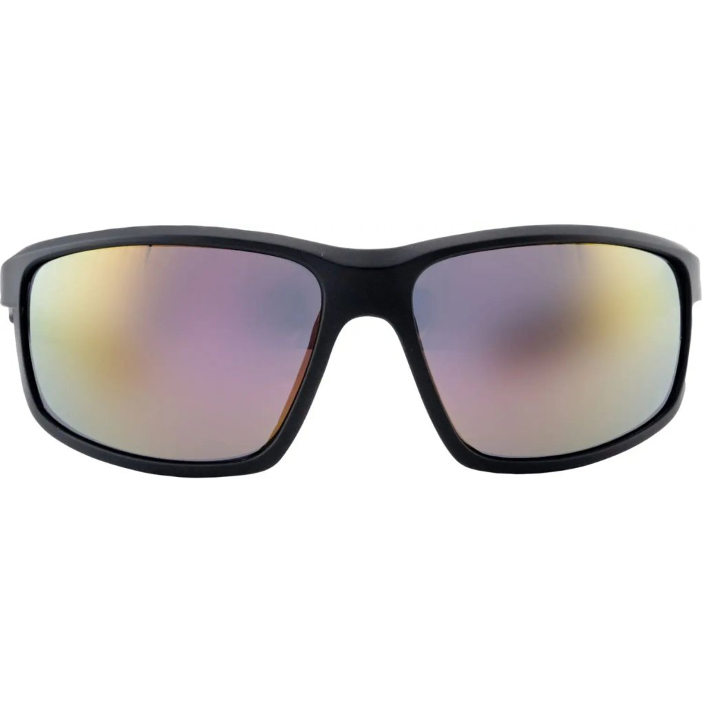 Alpina Defey Glasses - black matt/red mirror