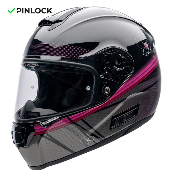 Casque intégral Dexter OPTIMUS CHERRY-BLOSSOM - Noir / GrisRef : DX0027
