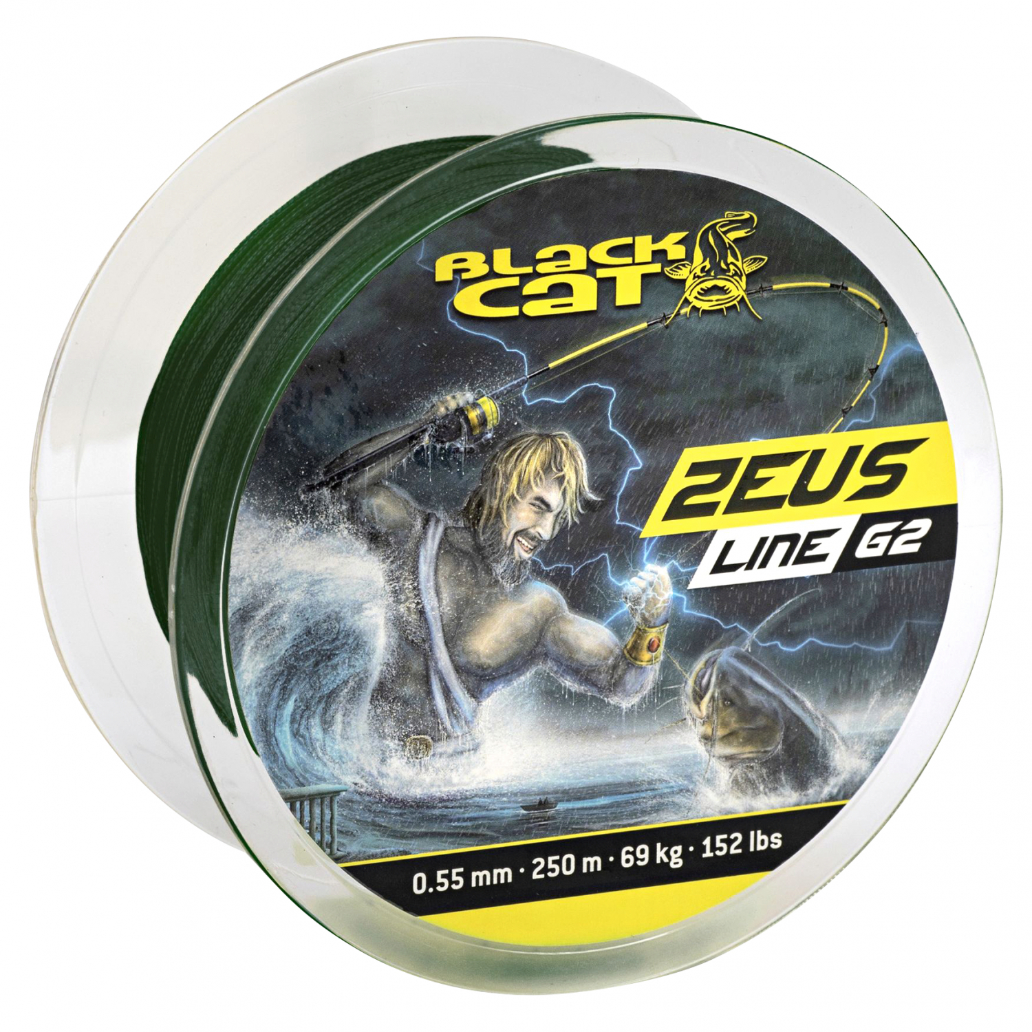 Black Cat Catfish line Zeus Line G2, 400m
