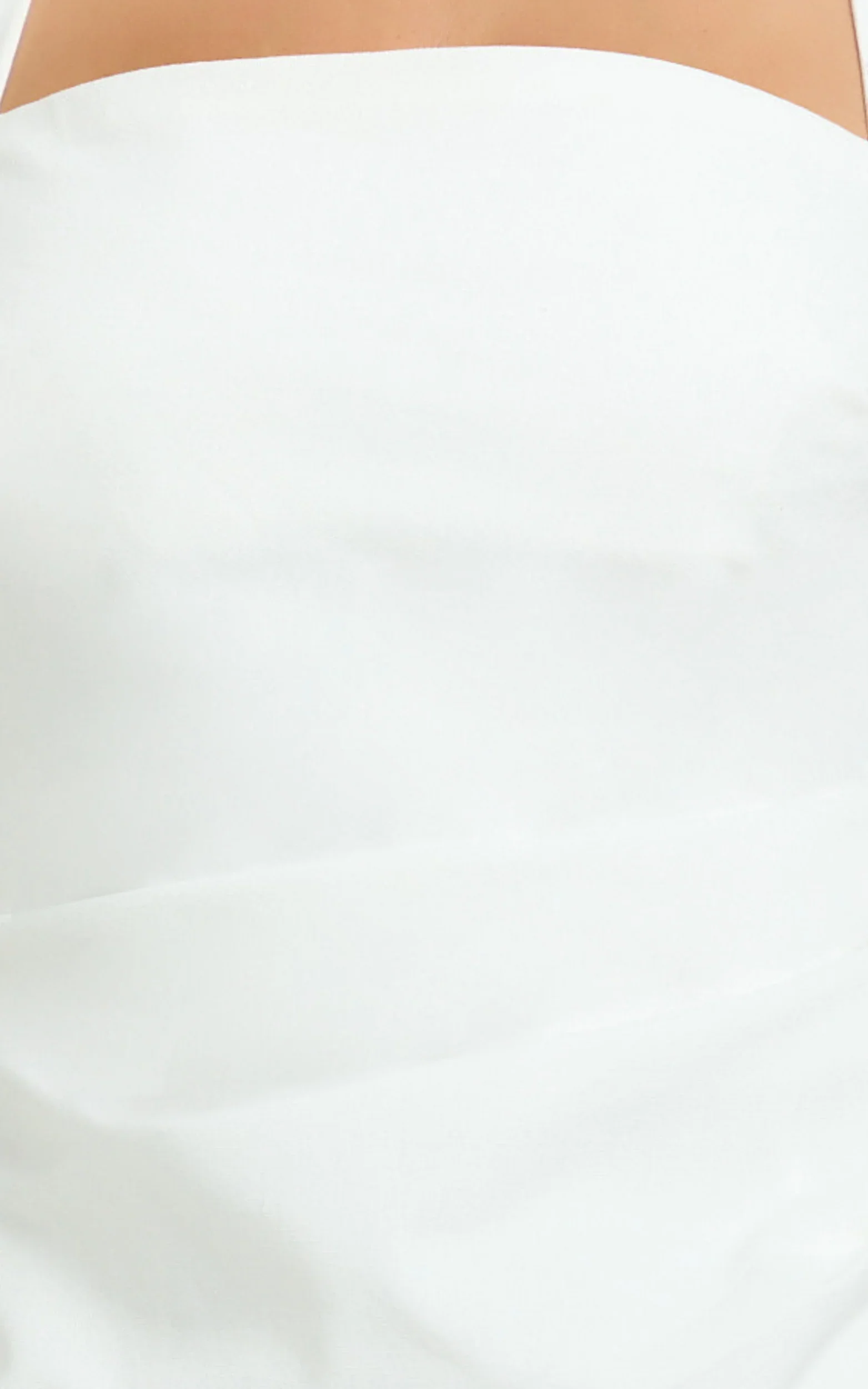 Tamika Mini Dress - Line Mini Dress in Off White